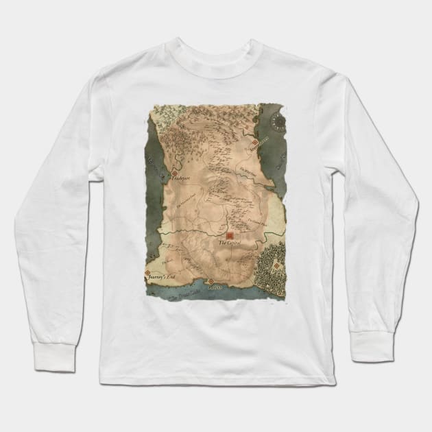 Eleusaria - The Land Of The King Long Sleeve T-Shirt by thevoicebeyond